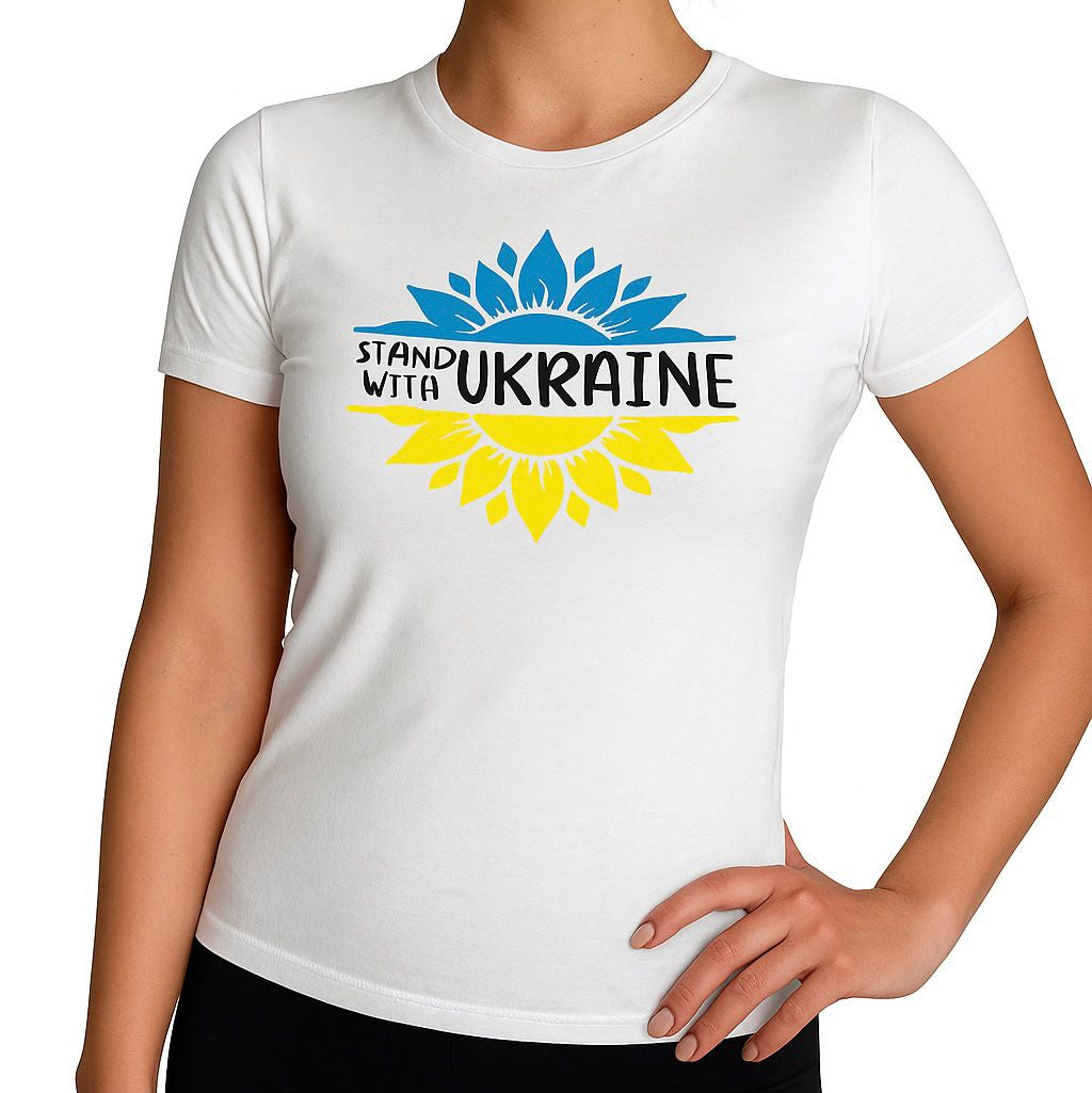 T-shirt women 'Stand with Ukraine'