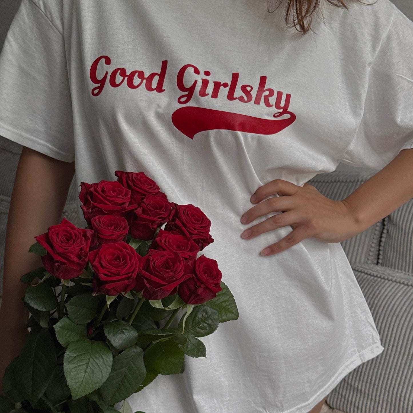 Women T-shirt "Good Girlsky'